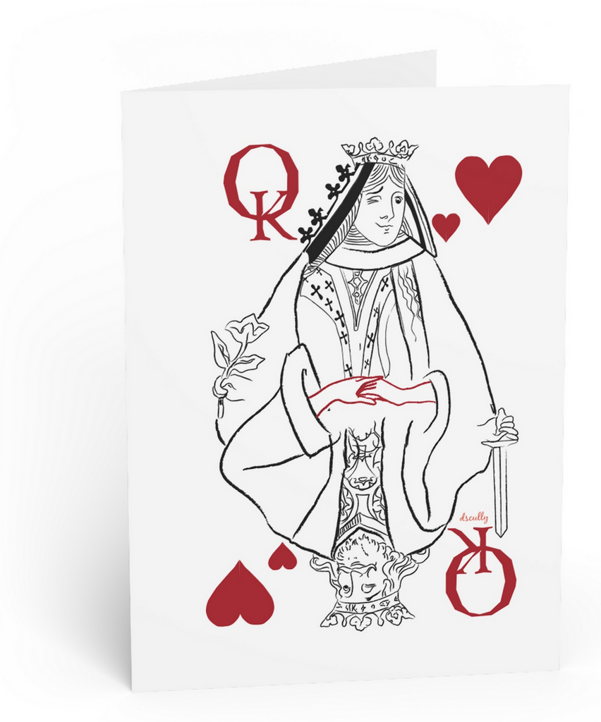 Scully Cards | Card - K&Q of Hearts
