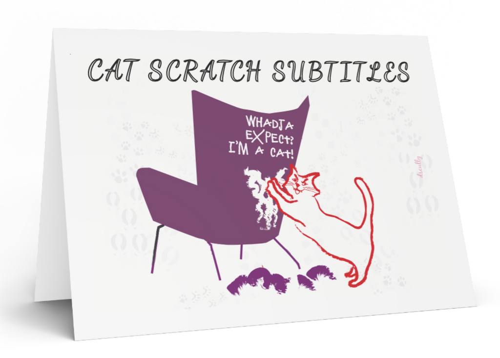Scully Cards | Card - Cat Scratch
