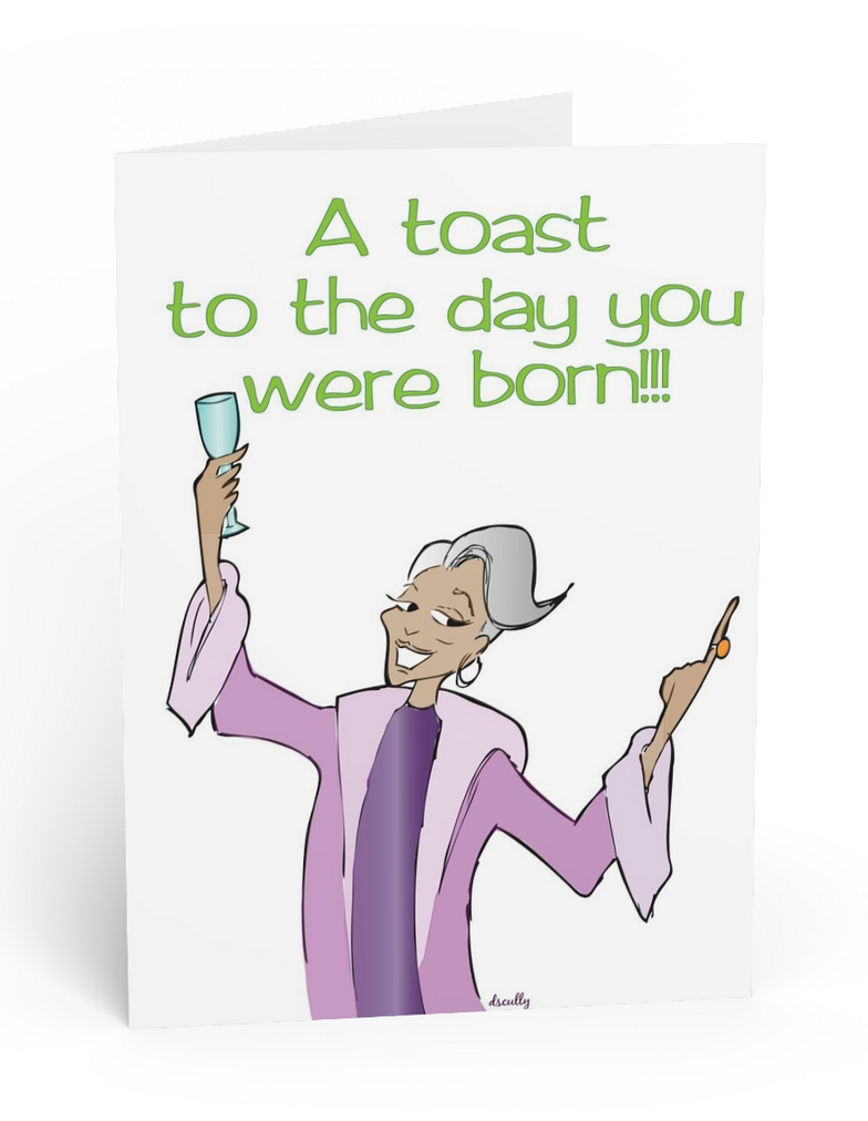 Scully Cards | Card - Birthday Toast