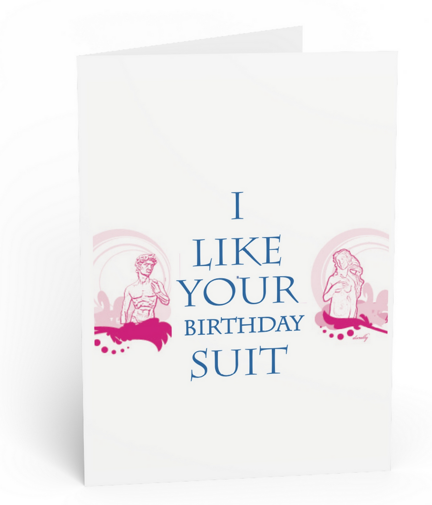 Scully Cards | Card - B-Day Suit