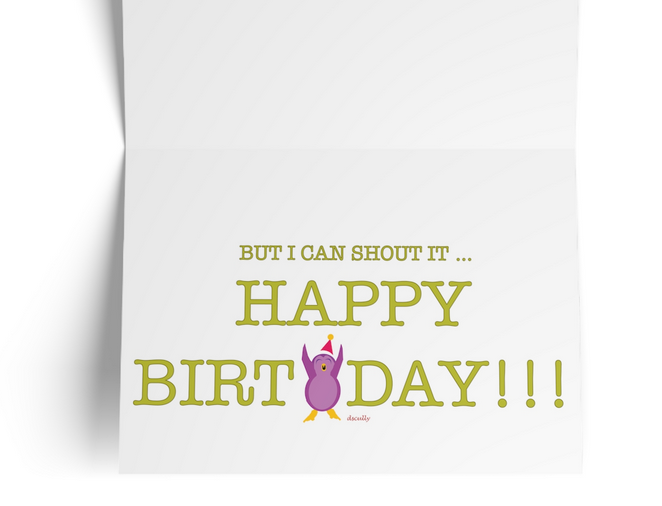 Scully Cards | Card - Birthday Penguin