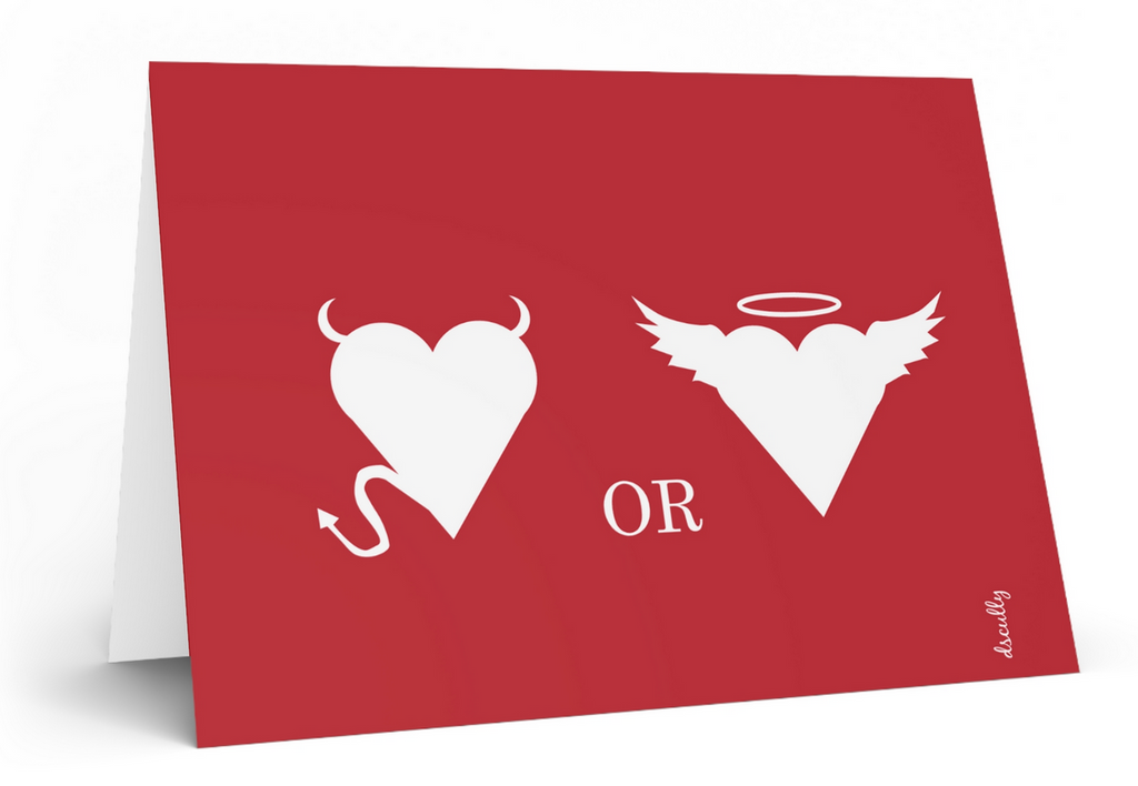 Scully Cards | Card - Angel/Devil