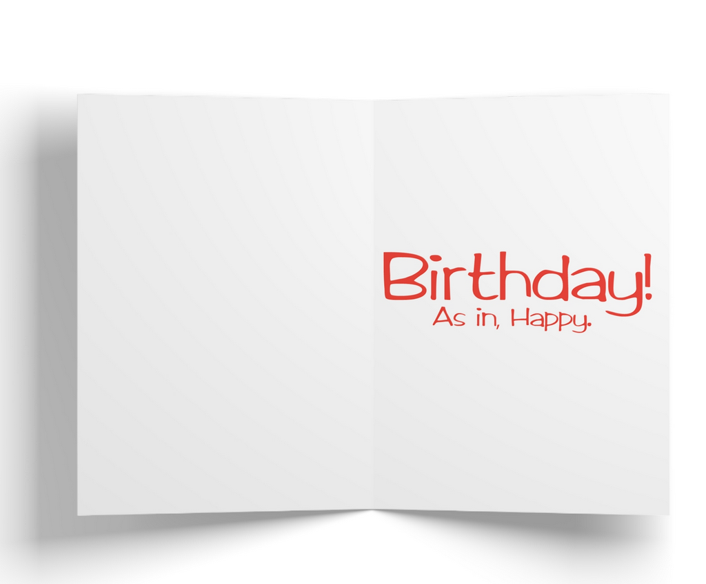 Scully Cards | Card - Birthday B-Word