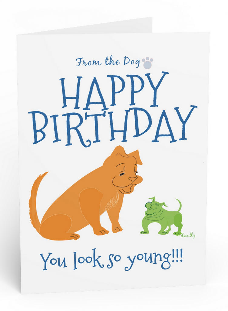 Scully Cards | Card - Birthday Dog Years