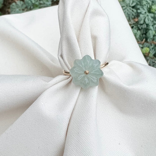 Dyme Designs | Ring - GF Jade Flower