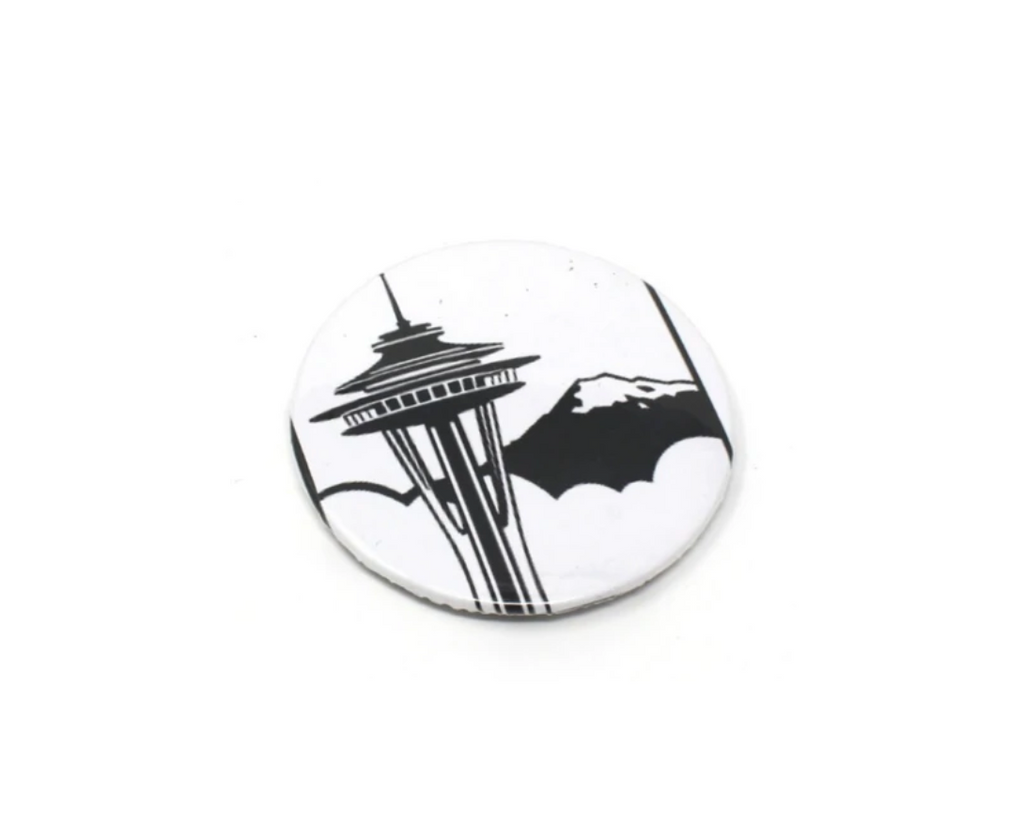 Designs by Kashka | Magnet - Seattle Space Needle and Mountain