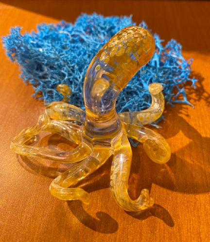 Sunshine Glass Gifts | Glass Sculpture - Octopus